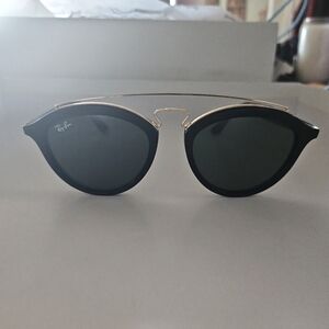 Ray-Ban Gatsby Sunglasses Black/Gold Small